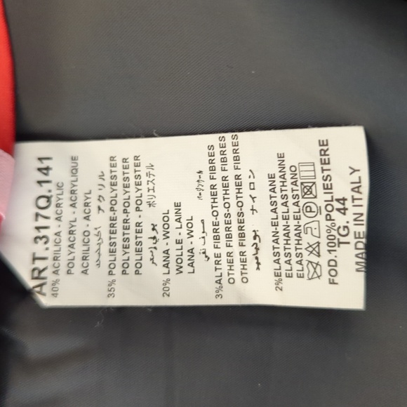 Italian Made Wool Mini Skirt, size S - Picture 4 of 4